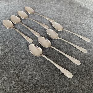 Oneida Northland Stainless Steel Devon Floral Small Spoons 6” Set Of 8